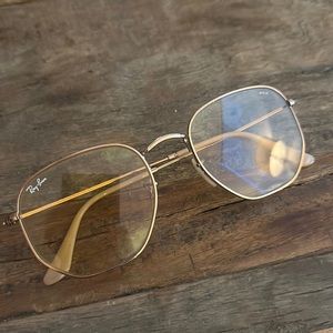 Ray-Ban RB3548 Hexagonal Legend - light brown lenses
